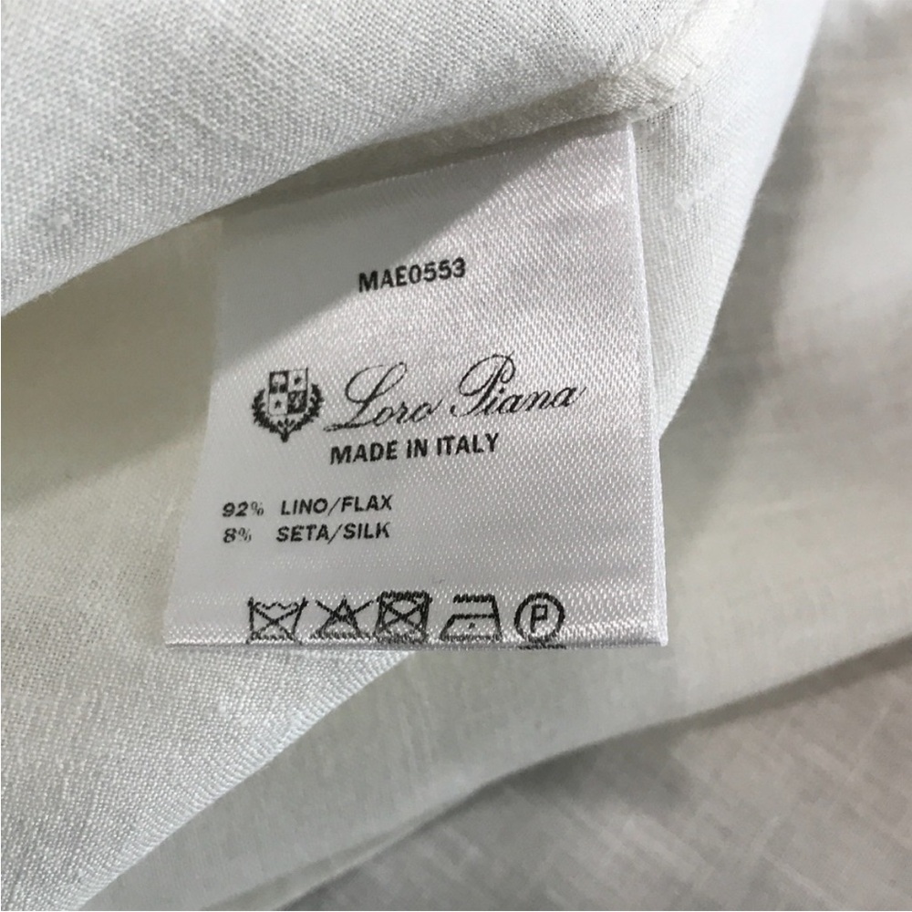 Loro Piana White linen Shirt - Picture 6 of 7